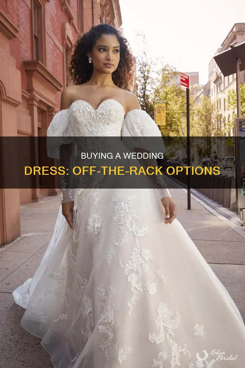 can I buy a wedding dress off the rack