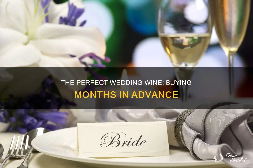 can I buy wine months before a wedding