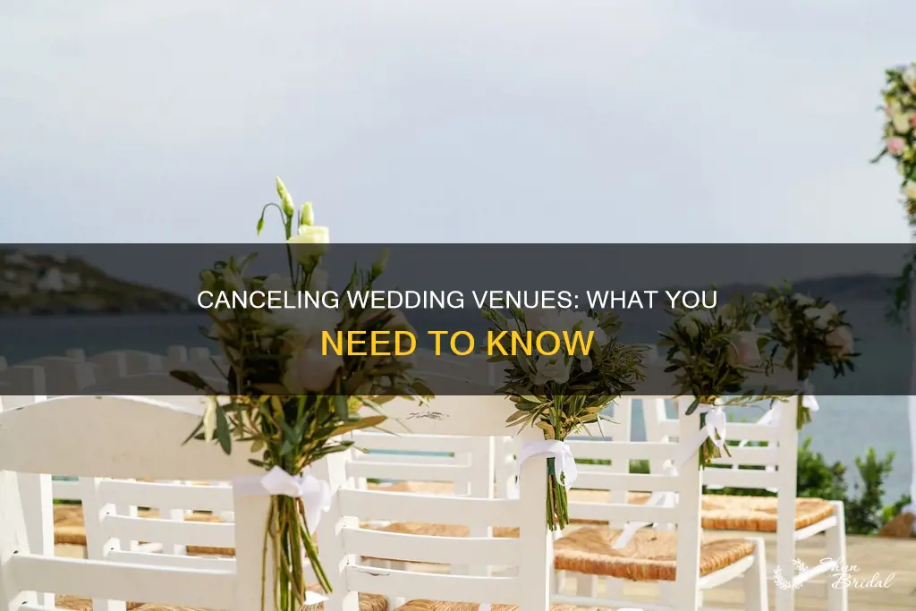 can I cancel my wedding venue