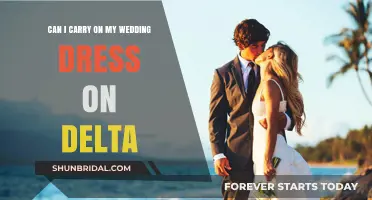 Your Wedding Dress: Delta's Carry-On Policy