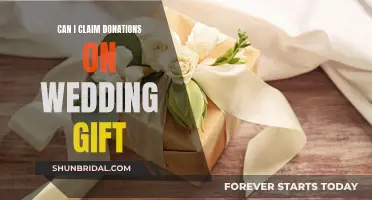 Claiming Charitable Donations: Wedding Gifts Explained