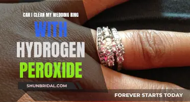 Hydrogen Peroxide: A Safe Wedding Ring Cleaner?