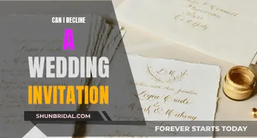 Declining Wedding Invites: Navigating Social Graces