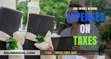 How to Deduct Wedding Expenses from Your Tax Return