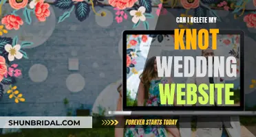 How to Delete Your Knot Wedding Website?