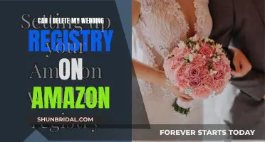 How to Delete Your Amazon Wedding Registry