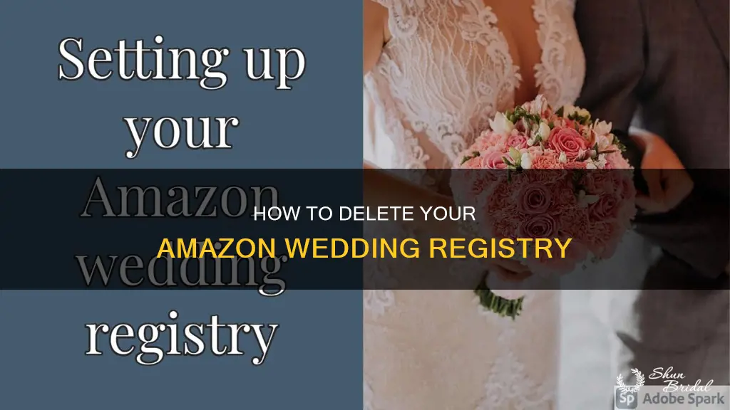 can I delete my wedding registry on amazon