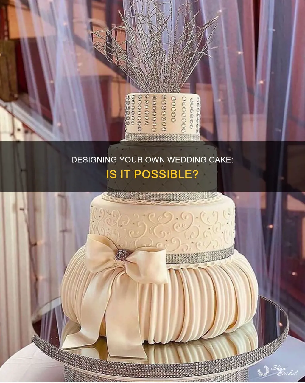 can I design my own wedding cake