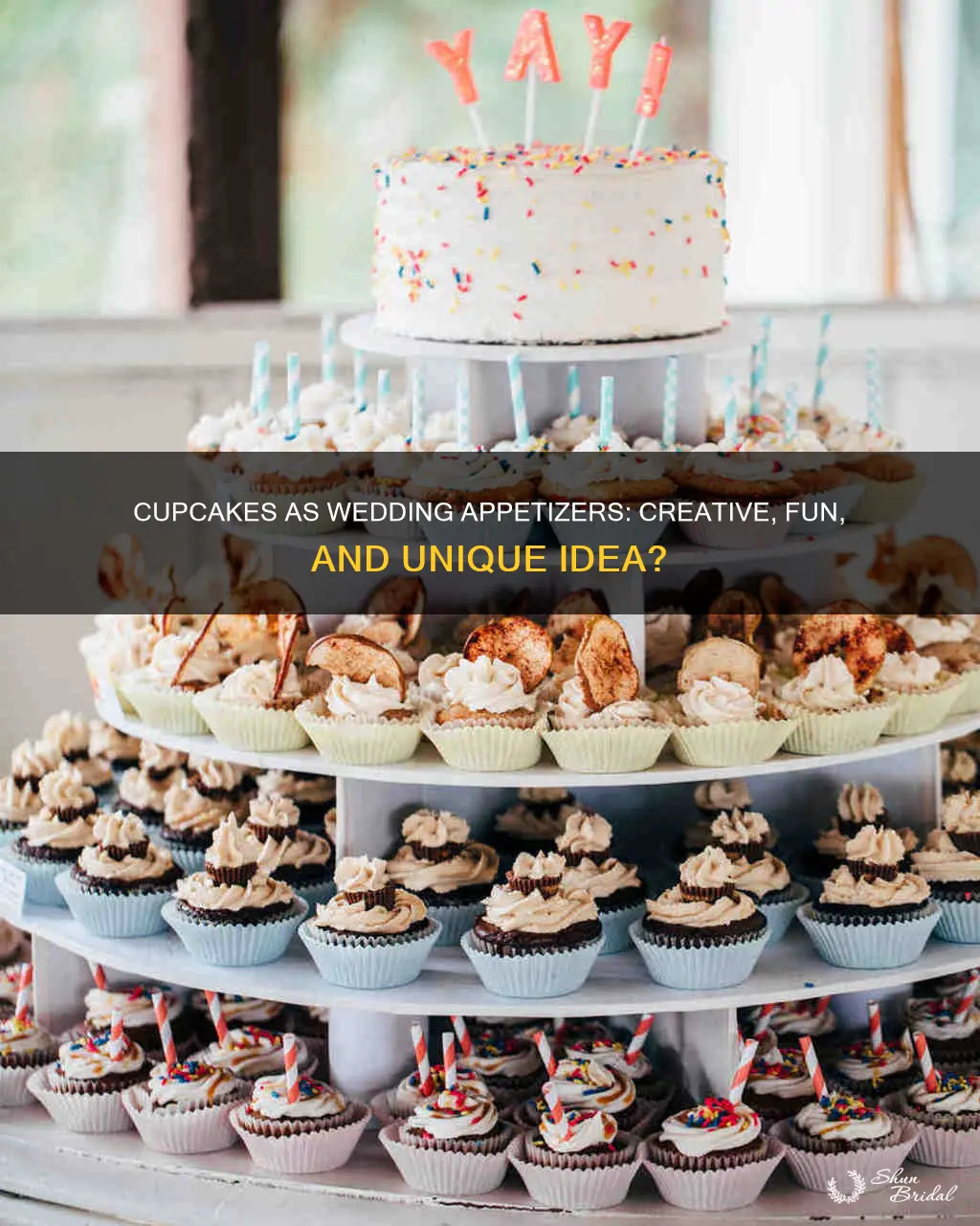 can I do cupcakes as wedding appetizers