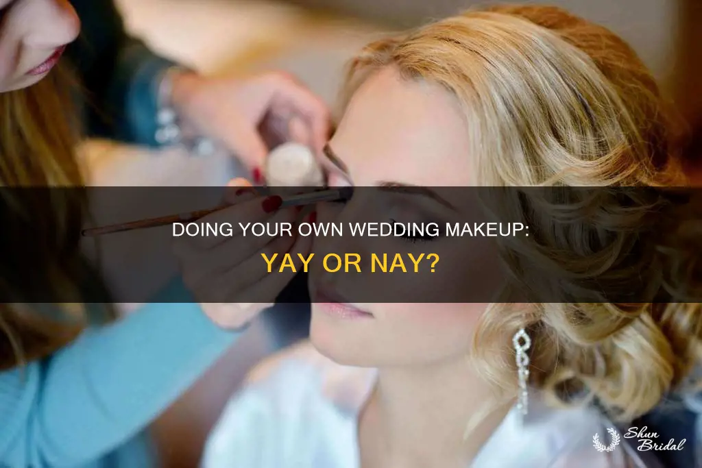 can I do my own wedding makeup