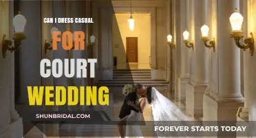 Court Wedding Attire: Dressing Casual, Do's and Don'ts