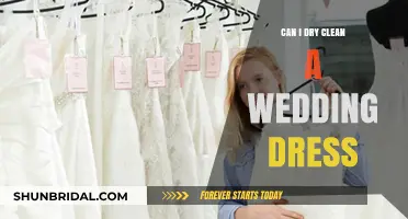 Dry Cleaning Your Wedding Dress: Is It Possible?