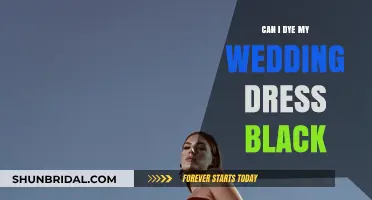 Transforming Wedding Dresses: Dye It Black?