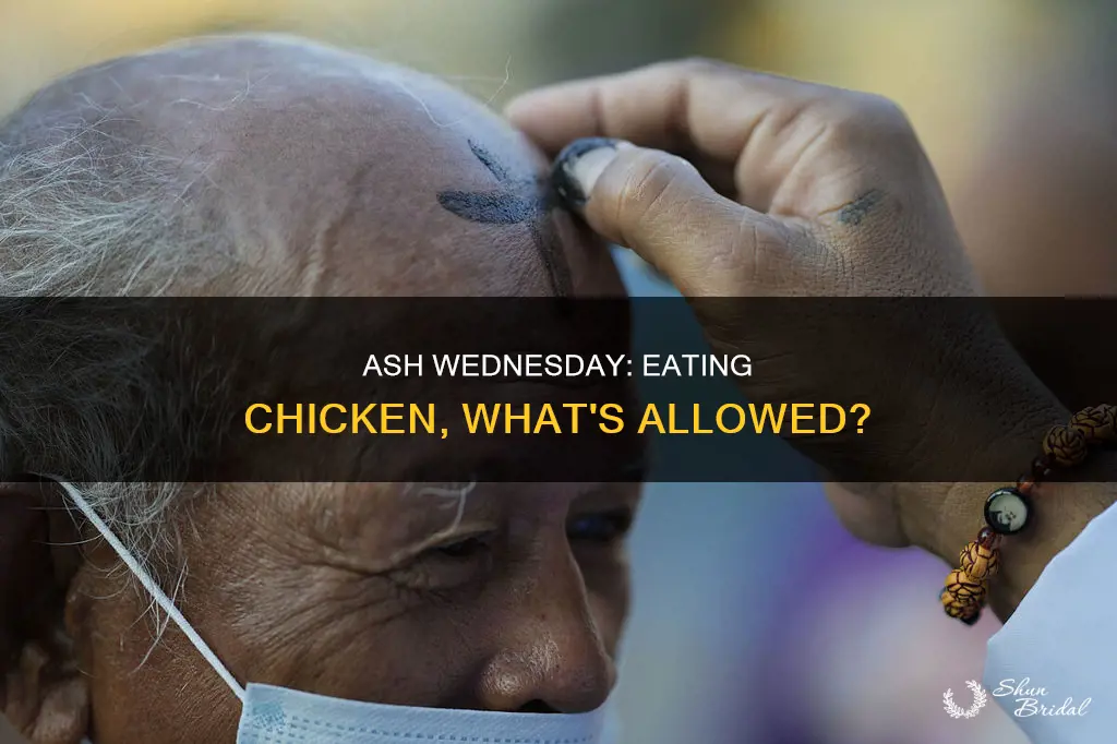 can I eat chicken on ash wed