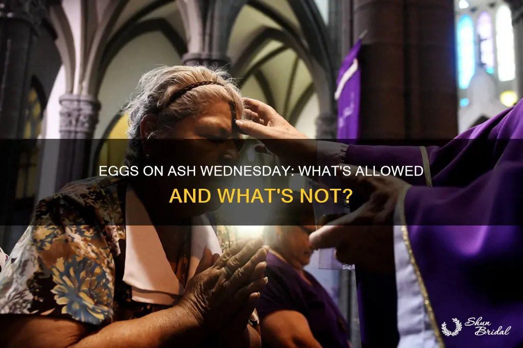 can I eat egg on ash wed