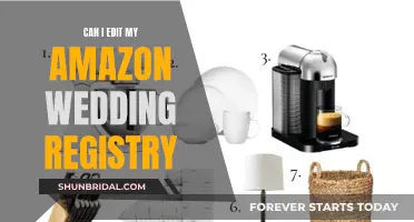 How to Edit Your Amazon Wedding Registry