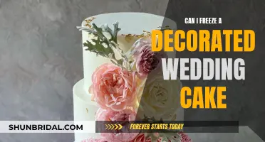 Freezing a Decorated Wedding Cake: Is It Possible?