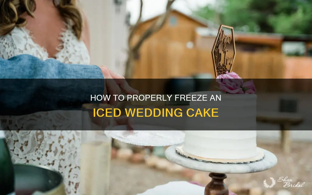 can I freeze iced wedding cake