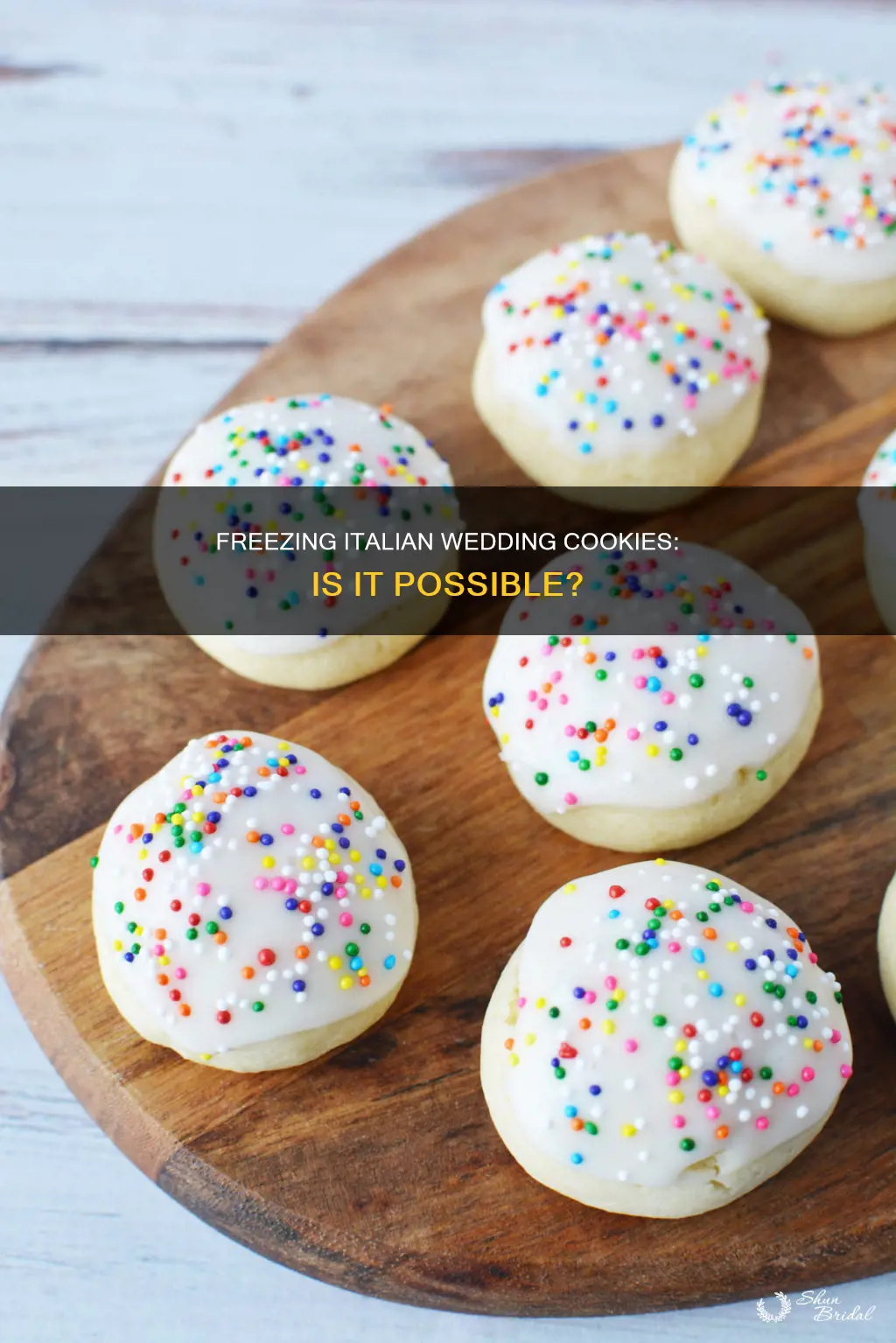 can I freeze italian wedding cookies