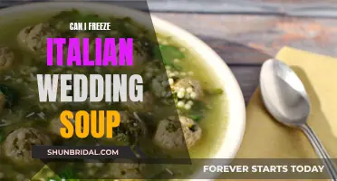 Freezing Italian Wedding Soup: A Smart Way to Preserve Deliciousness