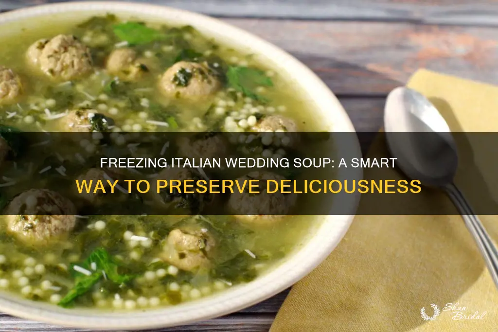 can I freeze italian wedding soup