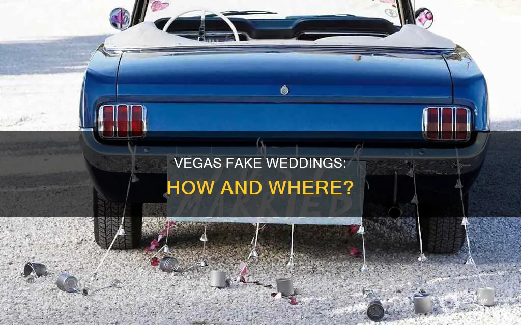 can I get a fake wedding in vegas