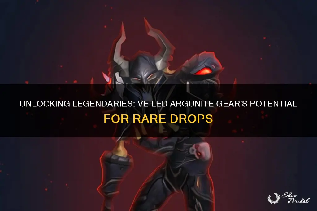 can i get a legendary from veiled argunite gear
