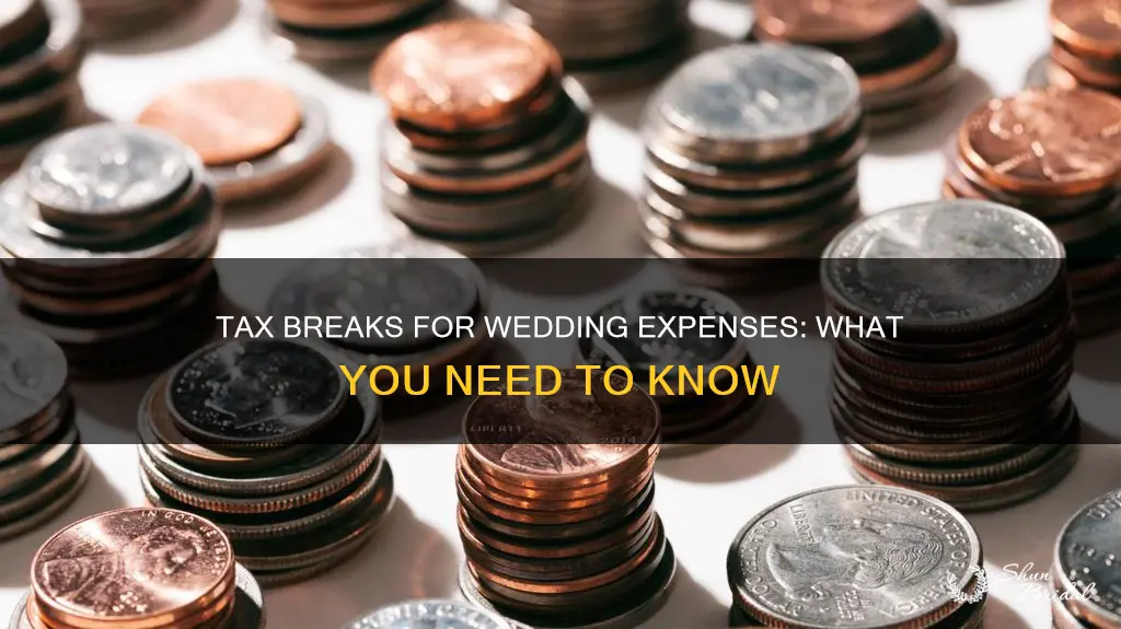 can I get a tax break on wedding expenses