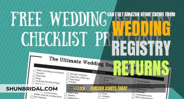 How to Get Amazon Store Credit from Wedding Returns