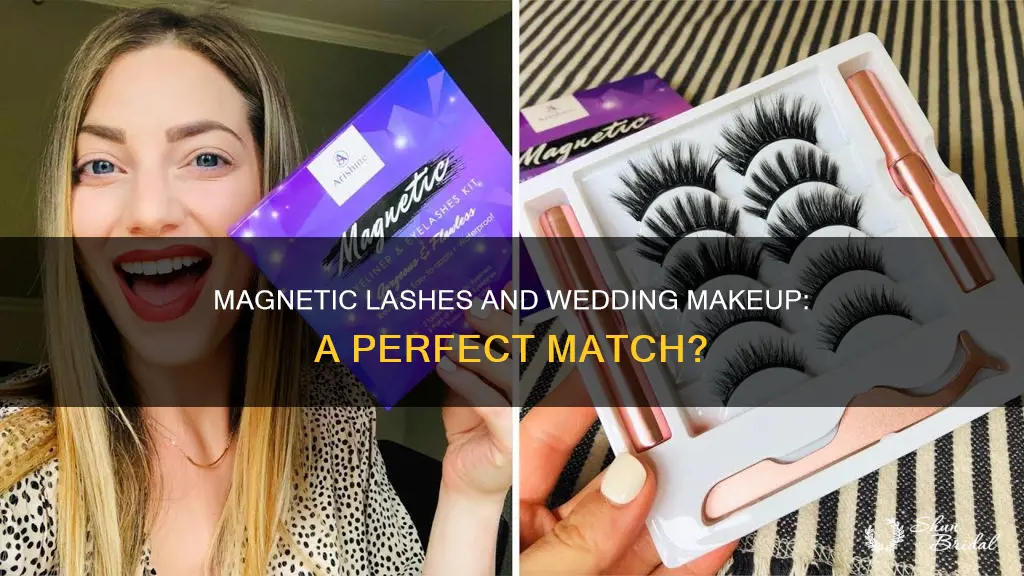 can I get magnetic lashes applied with wedding makeup