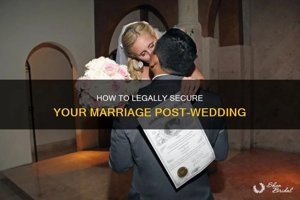 can I get marriage license after wedding