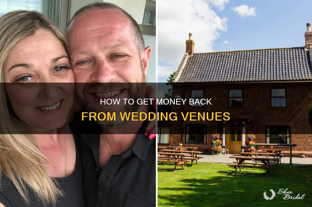 can I get my money back from a wedding venue