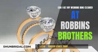 How Robbins Brothers Can Clean Your Wedding Ring