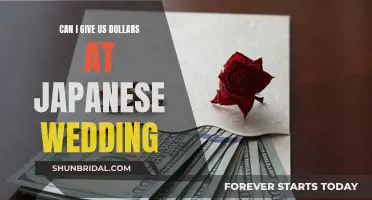 Using US Dollars at Japanese Weddings