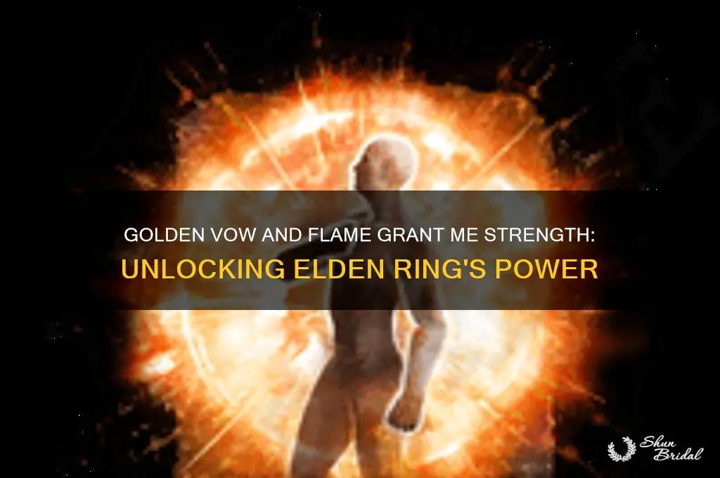 can i golden vow and flame grant me strength