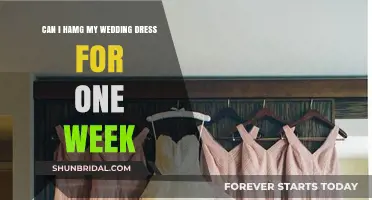 The Safe Way to Hang Your Wedding Dress