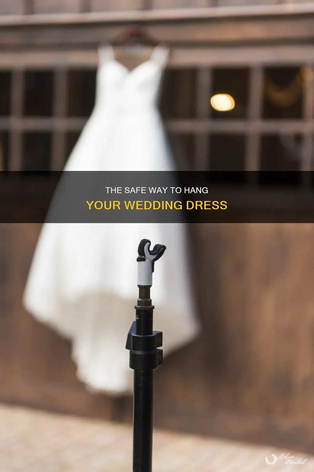 can I hamg my wedding dress for one week