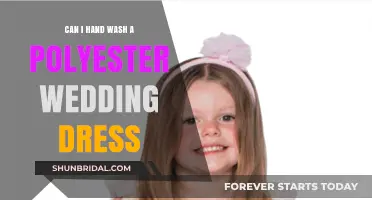 Hand Washing Polyester Wedding Dresses: Safe or Not?