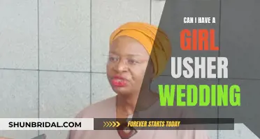 Unique Wedding Party: Female Usher, Why Not?