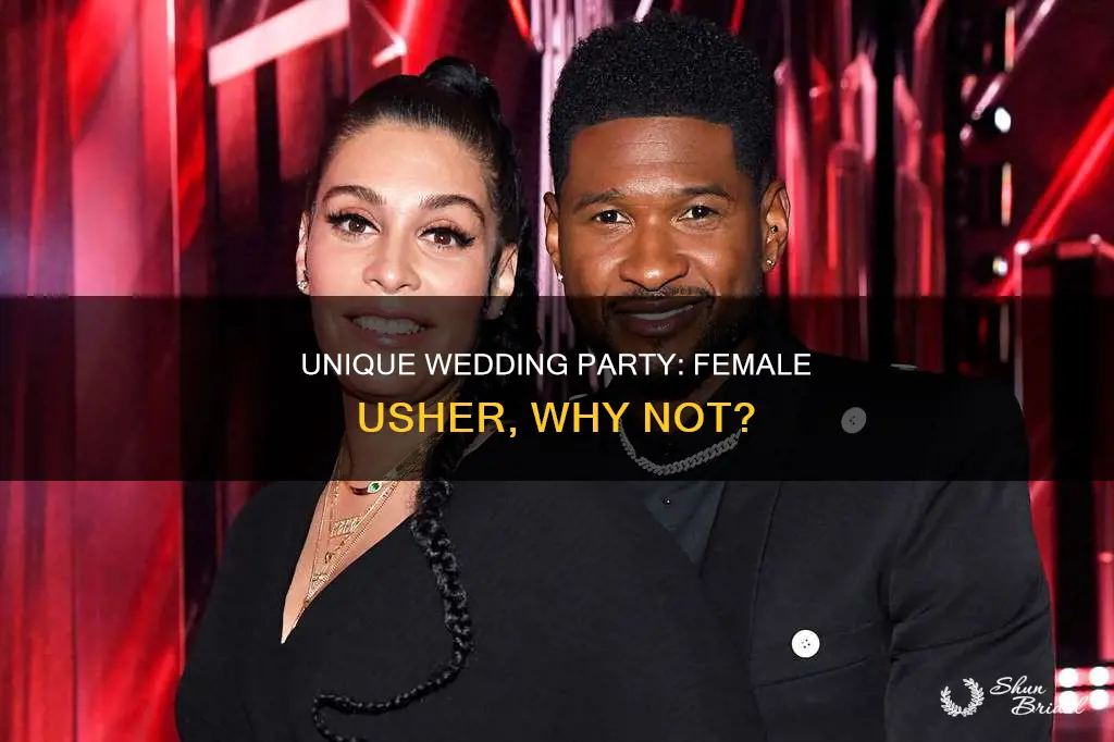 can I have a girl usher wedding