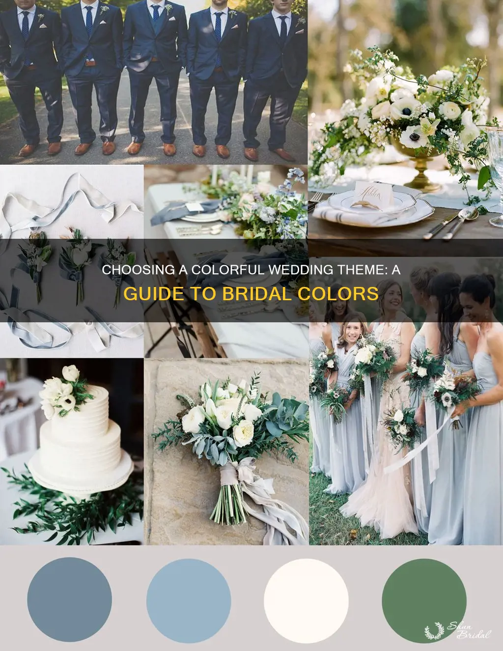 can I have a theme with colors for wedding