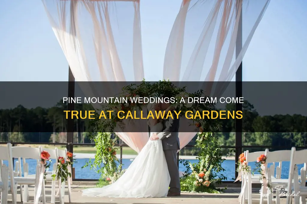 can I have a wedding at callaway gardens pine mountain