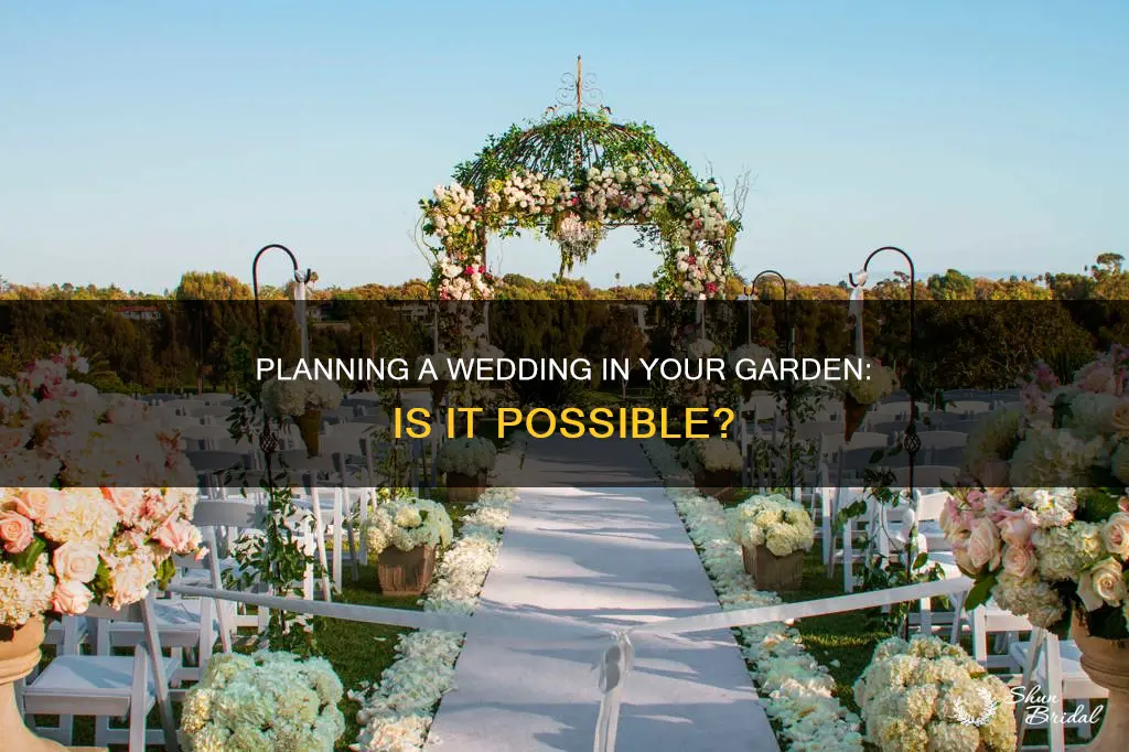 can I have a wedding in my garden