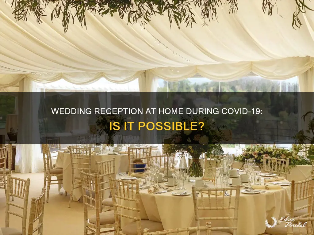 can I have a wedding reception at home covid 19