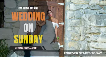 Evening Weddings: A Guide to Sunday Nuptials