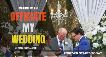 Dad as Wedding Officiant: Is It a Good Idea?