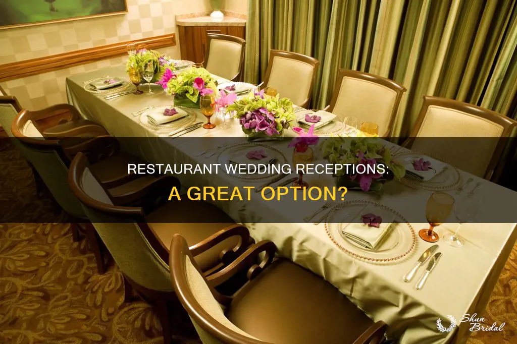 can I have my wedding reception at a restaurant