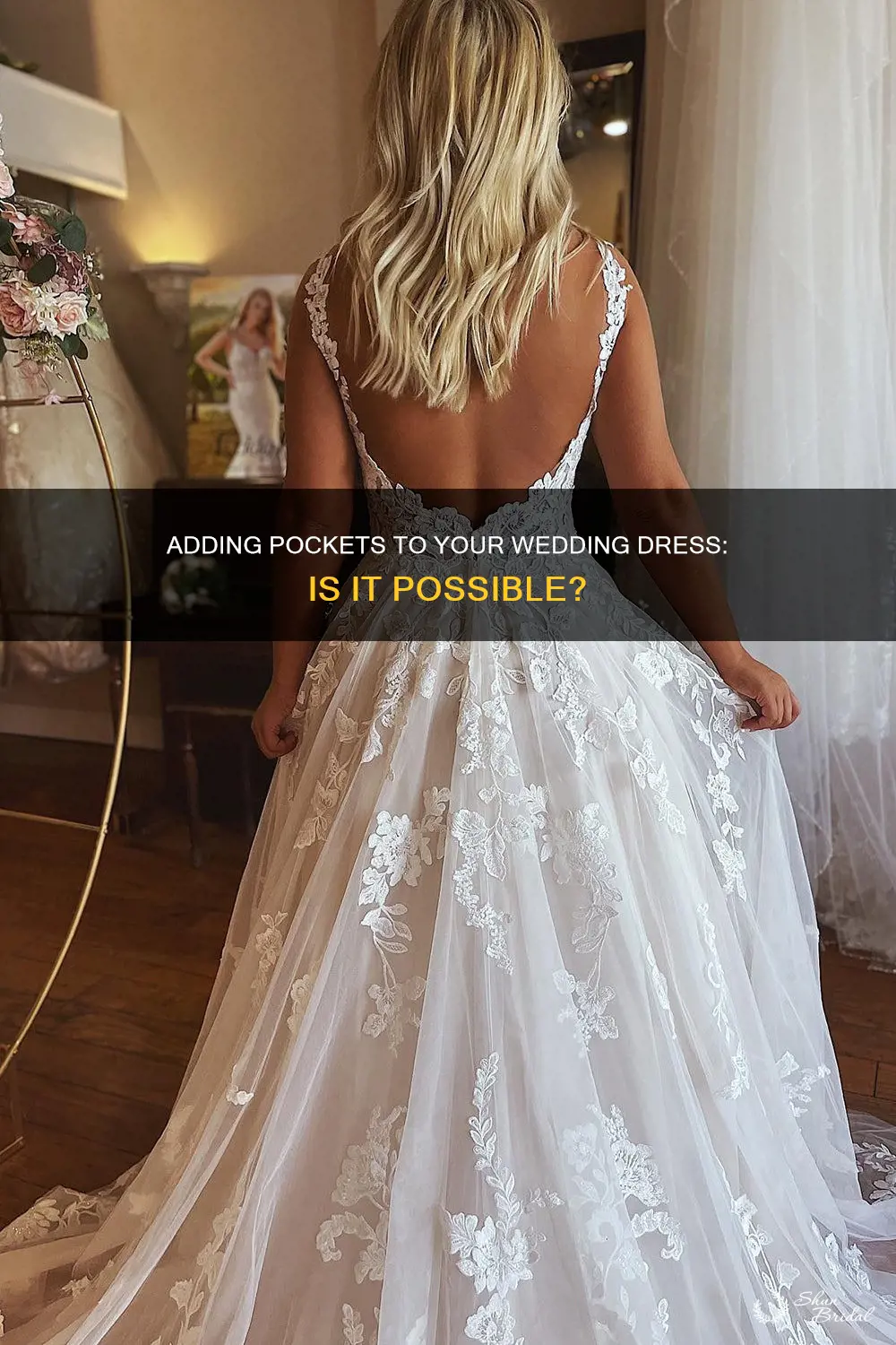 can I have pockets added to my wedding dress