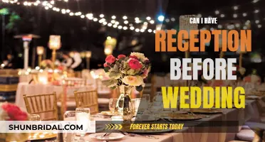 Reception Before Wedding: Is It a Good Idea?