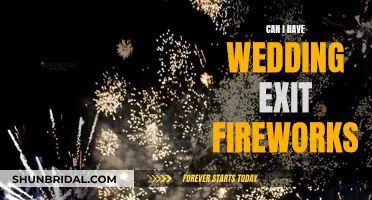 Fireworks for a Wedding Exit: Is It Possible?